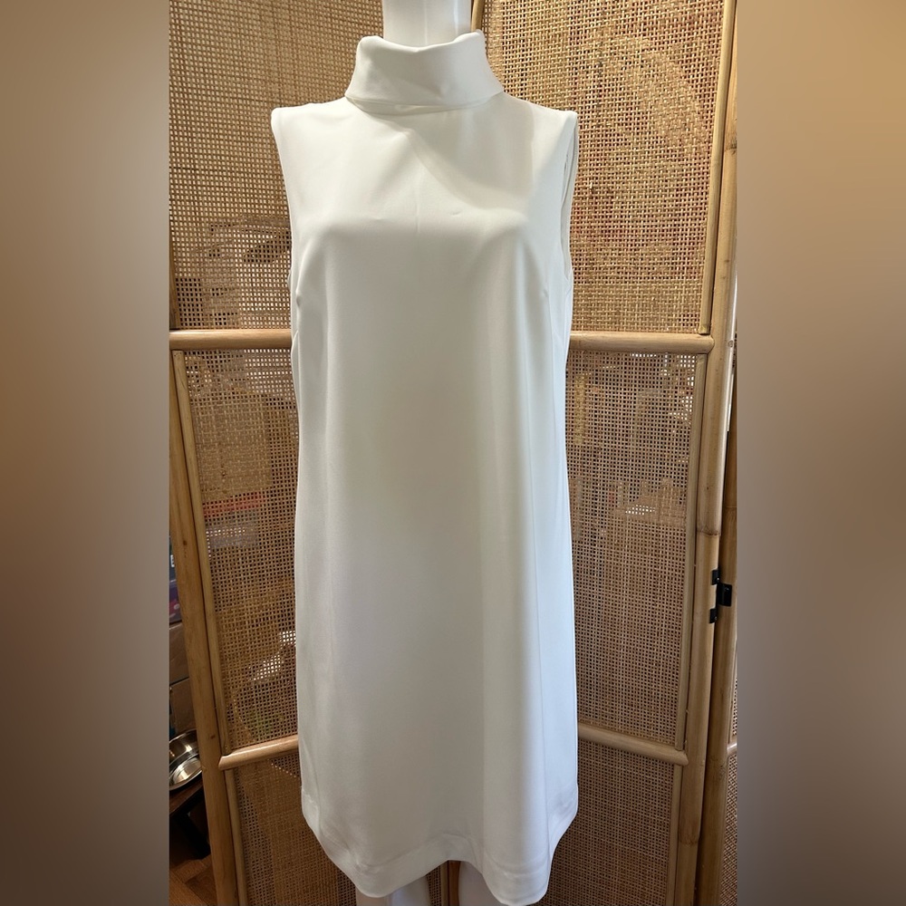 Alex Marie Petite Mary Textured Satin Shift Dress Size 6